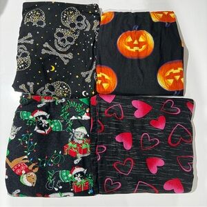 Bundle of 4 festive leggings